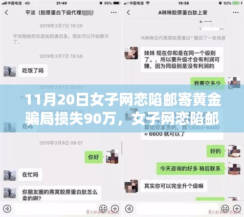 女子网恋邮寄黄金骗局损失90万，深度剖析与反思的警示故事
