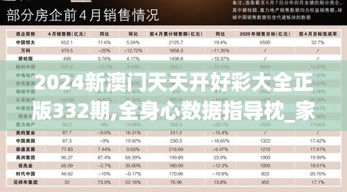 2024新澳门天天开好彩大全正版332期,全身心数据指导枕_家庭版XFK11.81