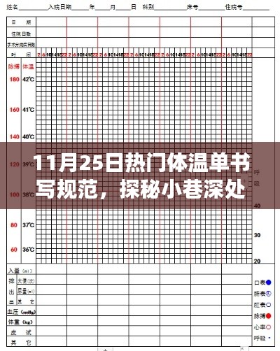 探秘小巷深处的特色小店,揭秘体温单书写规范与指南(11月25日)