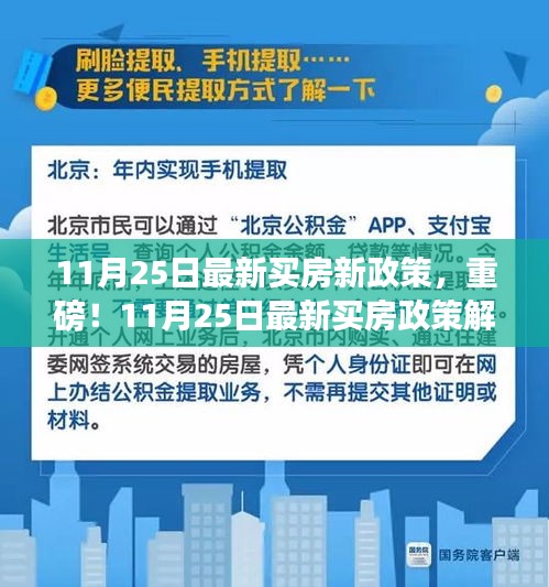 重磅！最新买房政策解读，11月25日新政策详解及准备事项