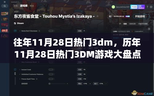 往年11月28日热门3dm，历年11月28日热门3DM游戏大盘点