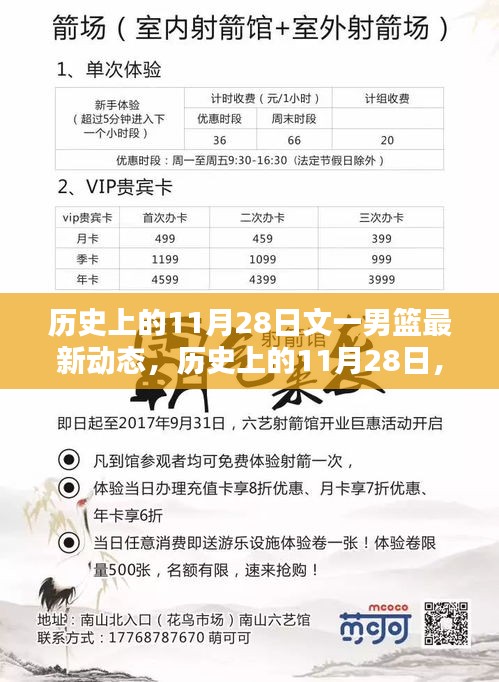 历史上的11月28日，文一男篮最新动态概览