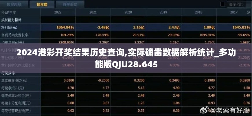 2024港彩开奖结果历史查询,实际确凿数据解析统计_多功能版QJU28.645