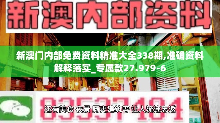 新澳门内部免费资料精准大全338期,准确资料解释落实_专属款27.979-6