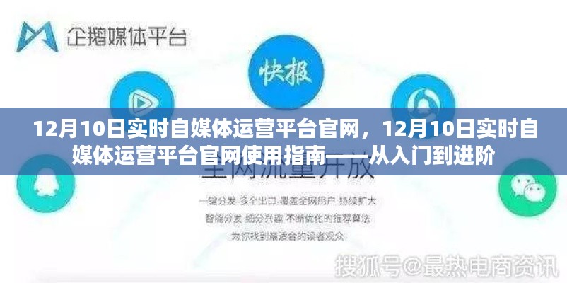 12月10日实时自媒体运营平台官网使用指南，从新手入门到进阶高手