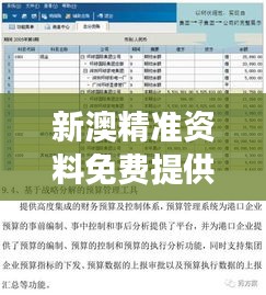 新澳精准资料免费提供：增强市场竞争力的关键资源