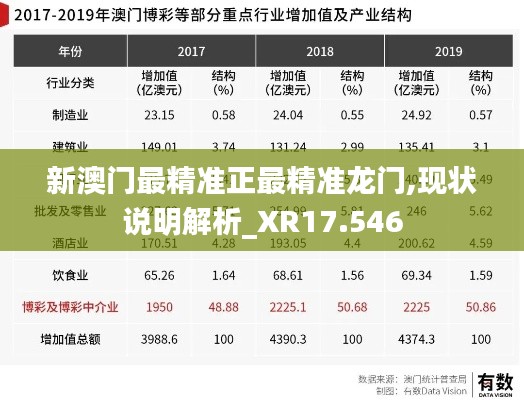 新澳门最精准正最精准龙门,现状说明解析_XR17.546