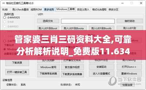 管家婆三肖三码资料大全,可靠分析解析说明_免费版11.634
