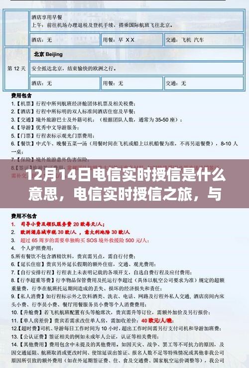 电信实时授信之旅，与自然美景的浪漫邂逅与授信解析