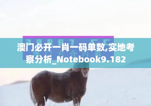 澳门必开一肖一码单数,实地考察分析_Notebook9.182