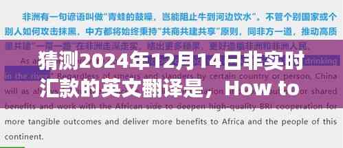 新手进阶用户指南,猜测2024年12月14日非实时汇款英文翻译步骤