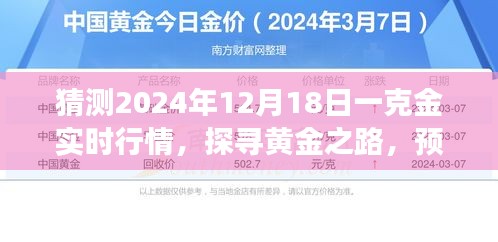 预测2024年黄金行情，探寻黄金之路，一克金的行情脉络展望