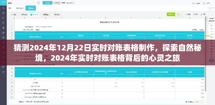 揭秘实时对账表格制作，探索自然秘境的心灵之旅，预测2024年12月22日实时对账表格新动向