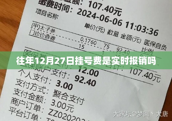 关于挂号费实时报销的疑问解答，往年12月27日的挂号费报销情况揭秘