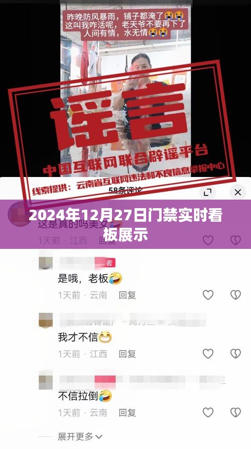 2024年门禁实时看板展示，监控与管理的未来