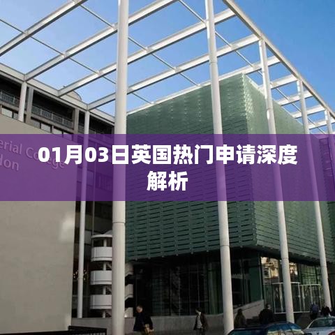 英国热门申请深度解析，01月申请趋势观察