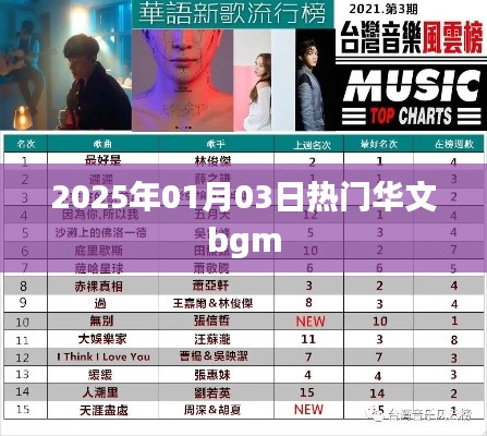 『2025年元旦后热门华文背景音乐排行榜』