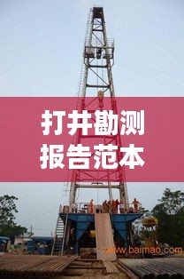 打井勘测报告范本最新：打井地质报告 