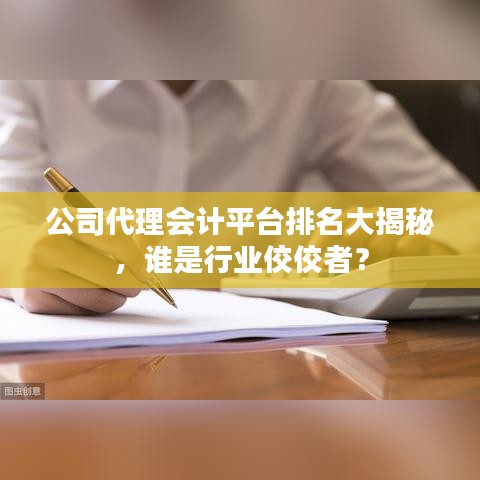 公司代理会计平台排名大揭秘，谁是行业佼佼者？