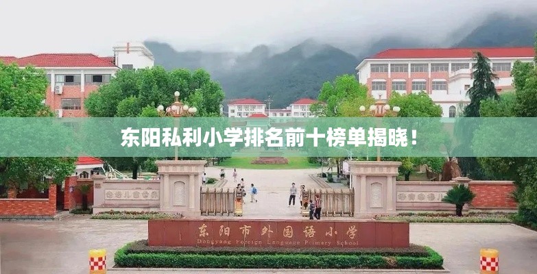 东阳私利小学排名前十榜单揭晓！