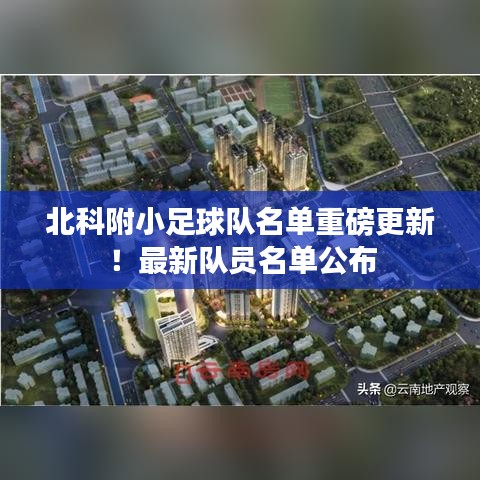 北科附小足球队名单重磅更新！最新队员名单公布