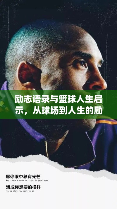 励志语录与篮球人生启示，从球场到人生的励志之路