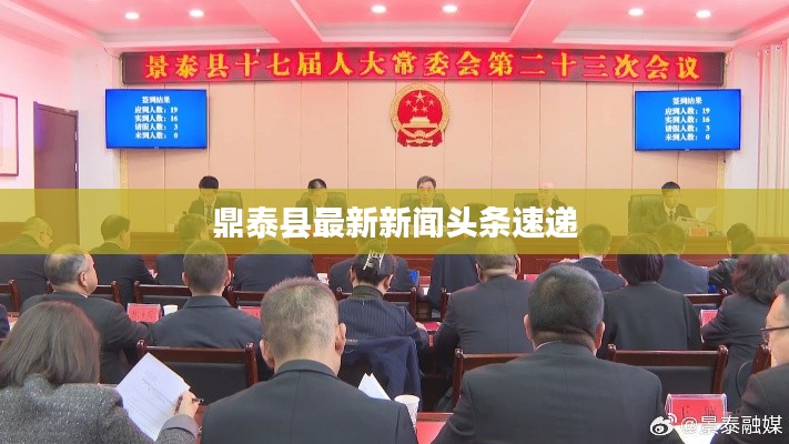 鼎泰县最新新闻头条速递