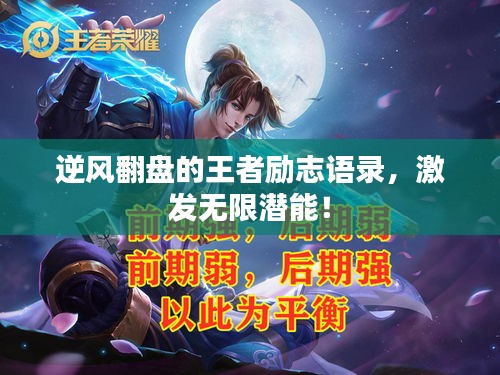 逆风翻盘的王者励志语录，激发无限潜能！